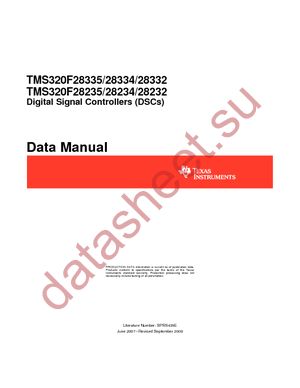 TMS320F28232PGFA datasheet  